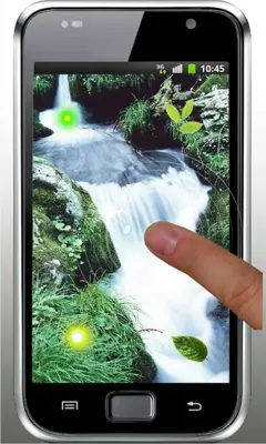 Waterfall Gold live wallpaper android App screenshot 0