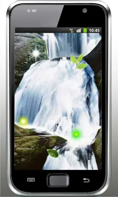 Waterfall Gold live wallpaper android App screenshot 2