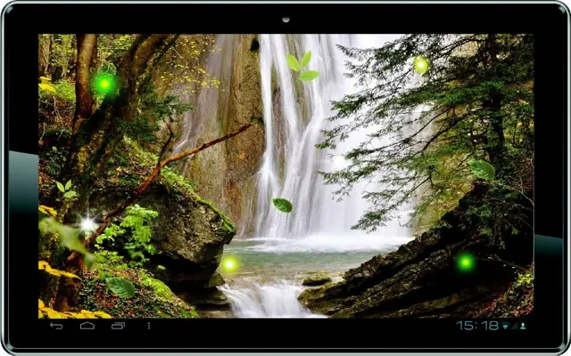 Waterfall Gold live wallpaper android App screenshot 3